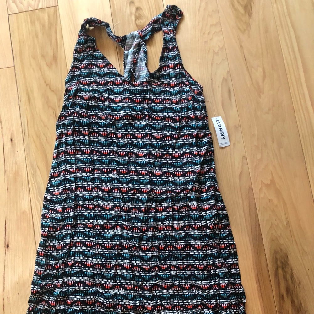 Twist racer back style short dress